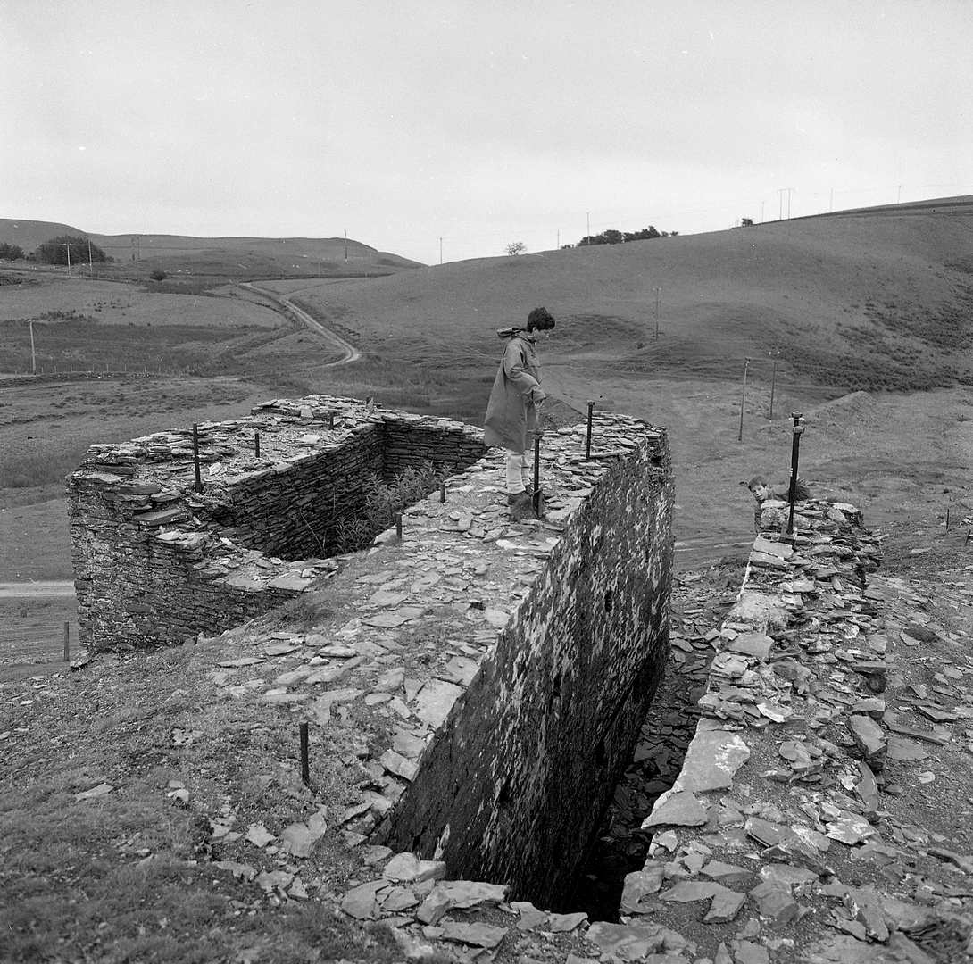 Crusher wheel Cwmbrwyno Mine 1985 